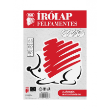 ICO Süni 50lapos A5 félfamentes írólap (7510039002) írólap