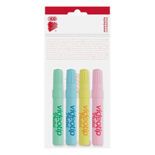 ICO Szövegkiemelő ico videotip pasztell 4 szín bliszteres 9580003066 filctoll, marker