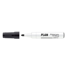 ICO Táblamarker Ico Plan kerek fekete filctoll, marker