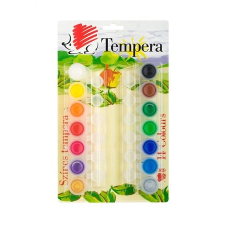 ICO Tempera készlet, tégelyes,  "Süni", 14 különböző szín tempera