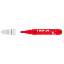 ICO Textilmarker 1-3 mm kerek ICO T-SHIRT XXL piros filctoll, marker