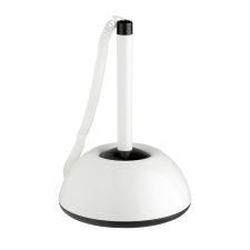 ICO Ügyféltoll, 0,8 mm, fehér-fekete tolltest, Lux kék (9570076001) (9570076001) toll