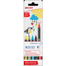 Ico Zrt Edding 1200/5 S csillámos rostirón 5 klf.szín filctoll, marker