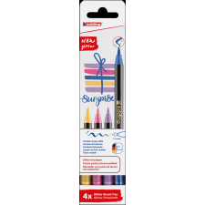 Ico Zrt Edding 1340/4 S csillámos ecsetirón 4 klf.szín filctoll, marker