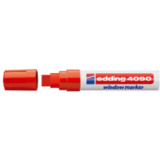 Ico Zrt EDDING 4090 Folyékony Krétamarker Piros filctoll, marker