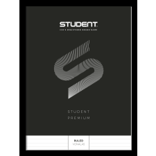Ico Zrt ICO Student Prémium (fekete) füzet A/4, 32lap, vonalas. füzet