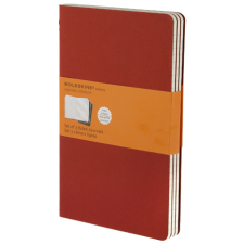 Ico Zrt Moleskine Jegyzetfüzet Cahier (3db) CH116VF Piros (L) Vonalas füzet