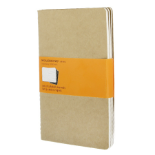 Ico Zrt Moleskine Jegyzetfüzet Cahier (3db) QP416 Barna (L) Vonalas füzet