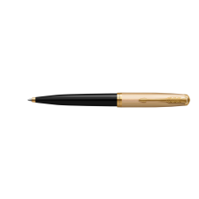 Ico Zrt Parker Royal 51 DELUXE Golyóstoll, Arany klipsz 2123513 BLACK toll