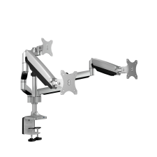 ICY BOX IB-MS505-TI 81,3 cm (32") Fekete, Ezüst Asztali tv állvány és fali konzol