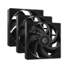 ID-Cooling AF-125-K TRIO hűtő ventiátor 12cm, 3db fekete (AF-125-K TRIO)