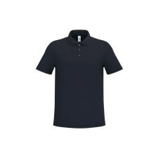 iDeal Basic IB295 férfi galléros pamut piké póló, Ideal Navy-2XL munkaruha