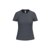 iDeal Basic IB321 Ideal 190 rövid ujjú pamut Női póló, Ideal Dark Grey-M