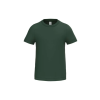 iDeal Basic IB322 Ideal 190 gyerek rövid ujjú pamut póló, Ideal Forest Green-12/14