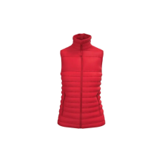 iDeal Basic IB6173 bélelt, steppelt Női mellény, Ideal Red-L
