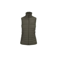 iDeal Basic IB6173 bélelt, steppelt Női mellény, Ideal Urban Khaki-M