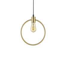 IDEAL LUX Abc sárgaréz függesztett lámpa (IDE-207841) E27 1 izzós IP20 világítás