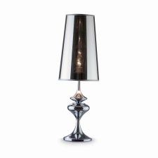 IDEAL LUX ALFIERE TL1 BIG CROMO króm asztali lámpa (IDE-032436) E27  1 izzós IP20 világítás