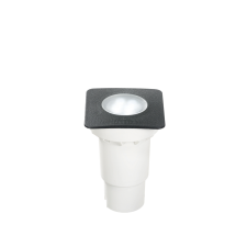IDEAL LUX CECI SQUARE FI1 SMALL fekete LED kültéri talajba építhető lámpa (IDE-120317) LED 1 izzós IP67 kültéri világítás