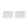 IDEAL LUX CLIP AP2 SMALL BIANCO fehér fali lámpa (IDE-014166) E27  2 izzós IP20