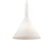 IDEAL LUX COCKTAIL SP1 SMALL BIANCO fehér függesztett lámpa (IDE-074337) E14  1 izzós IP20 világítás