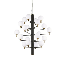 IDEAL LUX Copernico fehér-sárgaréz csillár (IDE-197333) G9 20 izzós IP20 világítás