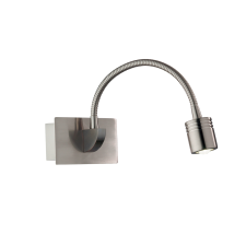 IDEAL LUX DYNAMO AP1 NICKEL szürke falikar (IDE-031477) LED 1 izzós IP20 világítás