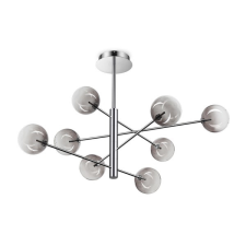 IDEAL LUX Equinoxe króm-átlátszó csillár (IDE-345437) G4 8 izzós IP20 világítás