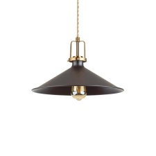 IDEAL LUX Eris fekete-sárgaréz függesztett lámpa (IDE-249087) E27 1 izzós IP20 világítás