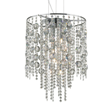 IDEAL LUX EVASIONE SP8 króm függesztett lámpa (IDE-044774) G9 8 izzós IP20 világítás