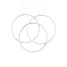 IDEAL LUX Frame fehér LED függesztett lámpa (IDE-269351) LED 1 izzós IP21 világítás