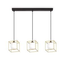 IDEAL LUX Lingotto sárgaréz-fekete függesztett lámpa (IDE-251110) G9 3 izzós IP20 világítás
