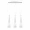 IDEAL LUX MILK SP3 króm függesztett lámpa (IDE-030326) E27  3 izzós IP20