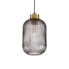 IDEAL LUX Mint füstszürke-sárgaréz függesztett lámpa (IDE-237510) E27 1 égős IP20 világítás