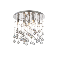 IDEAL LUX MOONLIGHT PL8 króm mennyezeti lámpa (IDE-077796) G9 15 izzós IP20 világítás