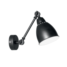 IDEAL LUX NEWTON AP1 NERO fekete falikar (IDE-027852) E27 1 izzós IP20 világítás