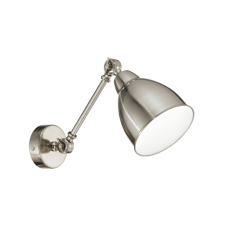 IDEAL LUX NEWTON AP1 NICKEL nikkel falikar (IDE-016399) E27 1 izzós IP20 világítás