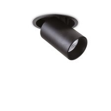 IDEAL LUX Nova fekete LED beépíthető lámpa (IDE-341842) LED 1 izzós IP20 világítás
