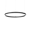 IDEAL LUX Oracle Slim Round fekete LED függesztett lámpa (IDE-304397) LED 1 izzós IP20