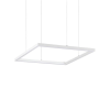 IDEAL LUX Oracle Slim Square fehér LED függesztett lámpa (IDE-259154) LED 1 izzós IP20