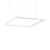 IDEAL LUX Oracle Slim Square fehér LED függesztett lámpa (IDE-259178) LED 1 izzós IP20