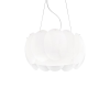 IDEAL LUX Ovalino fehér függesztett lámpa (IDE-074139) E27 5 izzós IP20