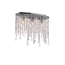 IDEAL LUX RAIN PL3 króm mennyezeti lámpa (IDE-008370) E14  3 izzós IP20 világítás