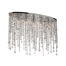 IDEAL LUX RAIN PL5 króm mennyezeti lámpa (IDE-008455) E14 5 izzós IP20 világítás