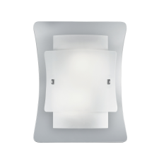 IDEAL LUX TRIPLO AP2 króm fali lámpa (IDE-026480) E27 2 izzós IP20 világítás
