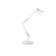 IDEAL LUX Wally fehér asztali lámpa (IDE-193991) E27 1 izzós IP20 világítás