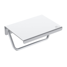 Ideal Standard ALU+ Wc papír tartó fedéllel Silver fürdőszoba kiegészítő