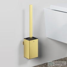 Ideal Standard CONCA SQUARED fali WC kefe tartó,brushed gold T4494A2 takarító és háztartási eszköz