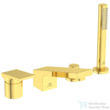 Ideal Standard EXTRA 4 üléses kádtöltő csaptelep zuhanyszettel,Brushed gold BD518A2 csaptelep