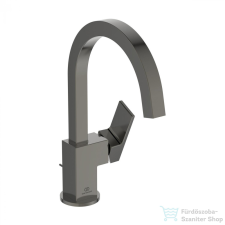 Ideal Standard EXTRA magasított mosdó csaptelep automata leeresztővel,Magnetic grey BD504A5 csaptelep